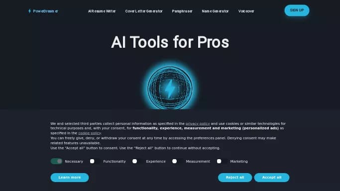 AI Writing Tools for Pros — бесплатная нейросеть   для написания текста. Бесплатная версия с ограниченным функционалом, есть платные тарифы.