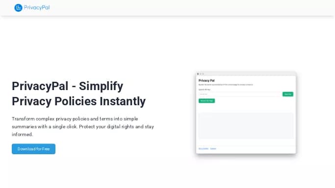 PrivacyPal — бесплатная нейросеть   в области права. 