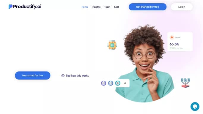 Productify.ai — платная нейросеть   для маркетинга. Бесплатная версия с ограниченным функционалом, есть платные тарифы.