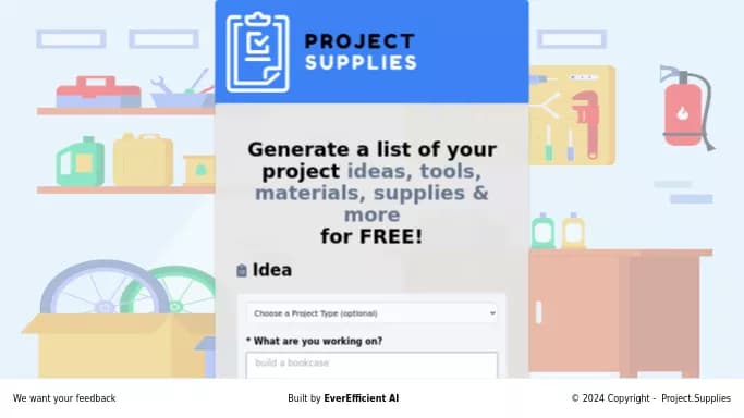 Project.Supplies — бесплатная нейросеть   для маркетинга,  для повышения продуктивности. 