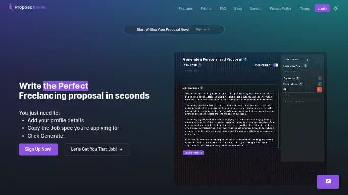 Proposal Genie — бесплатная нейросеть   помогающие в управлении персоналом. Бесплатная версия с ограниченным функционалом, есть платные тарифы.