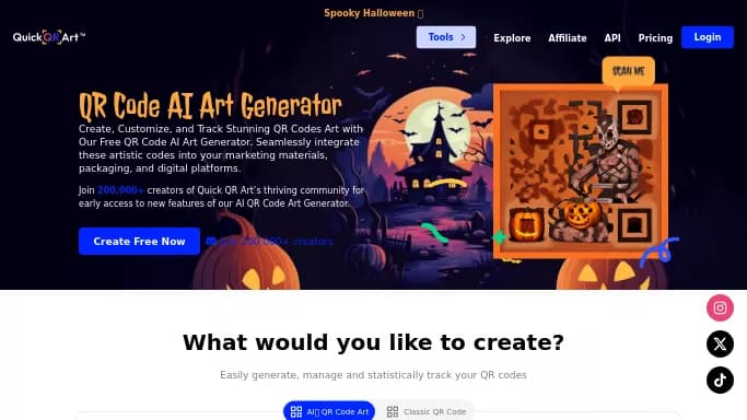 Quick QR Art — бесплатная нейросеть   для создания изображений,  для маркетинга. Бесплатная версия с ограниченным функционалом, есть платные тарифы.