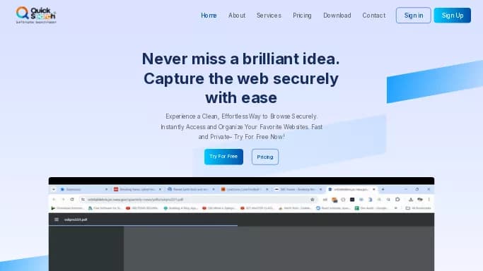 QuickSearchPlus — бесплатная нейросеть   для поиска,  для научно-исследовательской деятельности,  для помощи в образовании. Бесплатная версия с ограниченным функционалом, есть платные тарифы.
