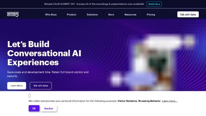 Rasa — платная нейросеть   — чат-бот. 