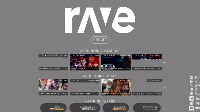 Rave DJ — бесплатная нейросеть   для создания музыки. 