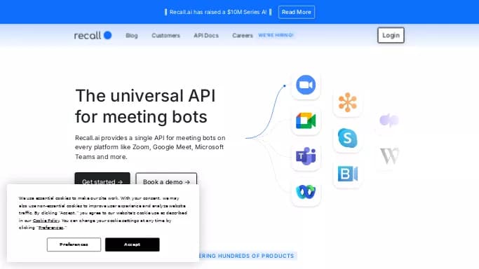 Recall.ai — платная нейросеть  , автономные ИИ (AGI). 