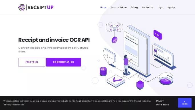 ReceiptUp — платная нейросеть   для работы с финансами. Бесплатная версия с ограниченным функционалом, есть платные тарифы.