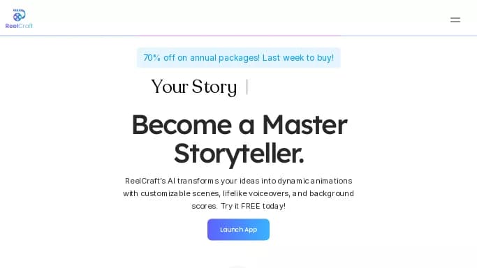 ReelCraft — платная нейросеть   для создания видео. 
