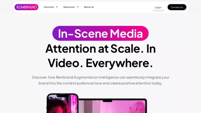 Rembrand — платная нейросеть   для маркетинга,  для редактирования видео. Бесплатная версия с ограниченным функционалом, есть платные тарифы.