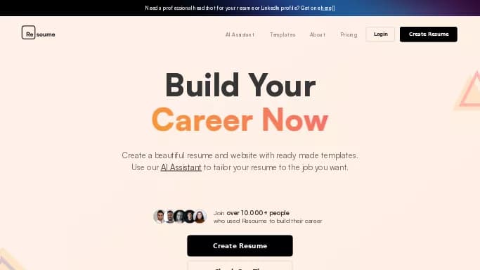 Resoume — платная нейросеть   помогающие в управлении персоналом. Бесплатная версия с ограниченным функционалом, есть платные тарифы.