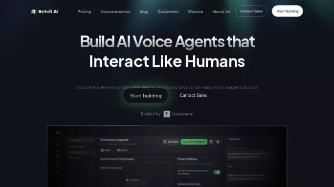 Retell AI — платная нейросеть  , автономные ИИ (AGI),  для маркетинга. 