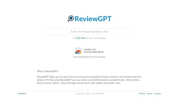 ReviewGPT — бесплатная нейросеть   для маркетинга. 