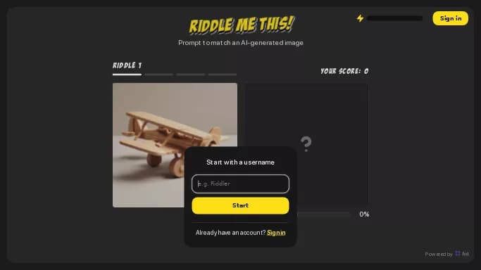 Riddle Me This — бесплатная нейросеть   для развлечений,  в играх. 