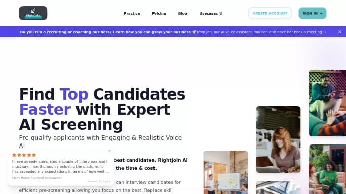 RightJoin — платная нейросеть   помогающие в управлении персоналом,  для помощи в образовании,  для повышения продуктивности, для помощи в автоматизации. 