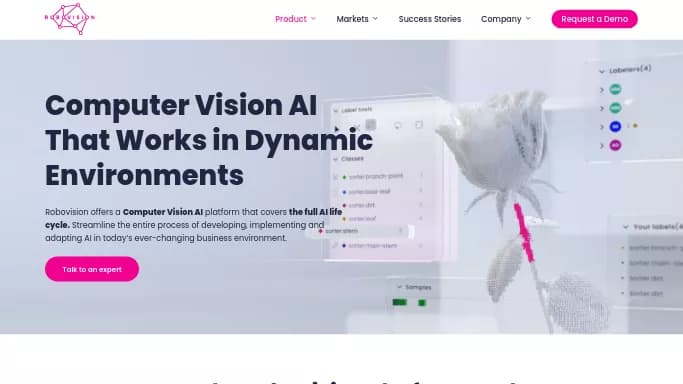 Robovision.ai — бесплатная нейросеть   для no Code/Low Code разработки. Бесплатная версия с ограниченным функционалом, есть платные тарифы.