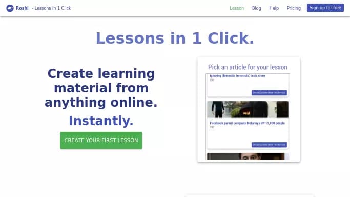 Roshi AI — бесплатная нейросеть   для помощи в образовании,  для суммаризации текста,  для повышения продуктивности. Бесплатная версия с ограниченным функционалом, есть платные тарифы.