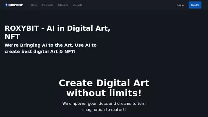 RoxyBit — бесплатная нейросеть   для создания изображений. 