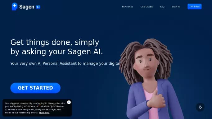 Sagen.ai — платная нейросеть   для повышения продуктивности, для помощи в автоматизации. 