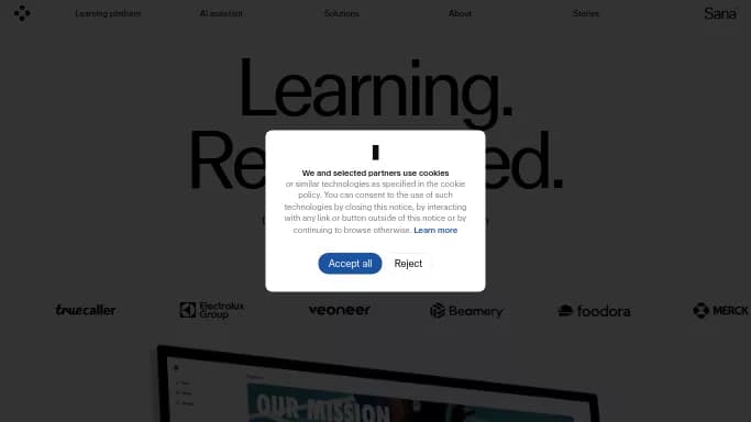 Sana Labs — платная нейросеть   в области памяти,  для повышения продуктивности. Бесплатная версия с ограниченным функционалом, есть платные тарифы.