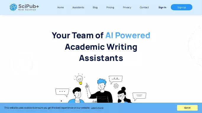 SciPubPlus — бесплатная нейросеть   для написания текста. 