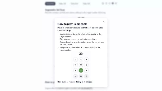 Segmentle — бесплатная нейросеть   в играх. 