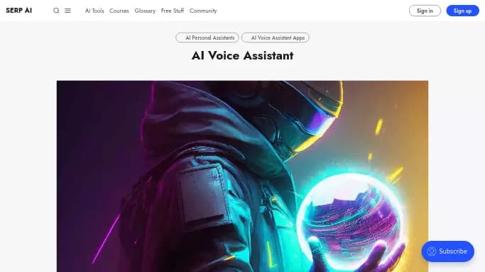 Ai voice assistant — бесплатная нейросеть   для повышения продуктивности. 