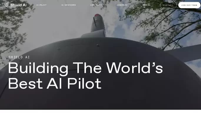 Shield AI — бесплатная нейросеть   для научно-исследовательской деятельности, , автономные ИИ (AGI). 