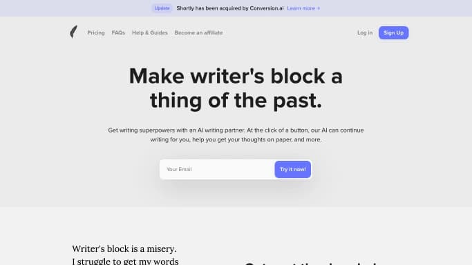 ShortlyAI — платная нейросеть   для написания текста,  для помощи в образовании,  для копирайтинга. 