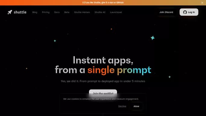 Shuttle — бесплатная нейросеть   для разработки программного обеспечения. 