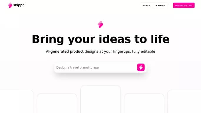Skippr — платная нейросеть   для дизайна. 