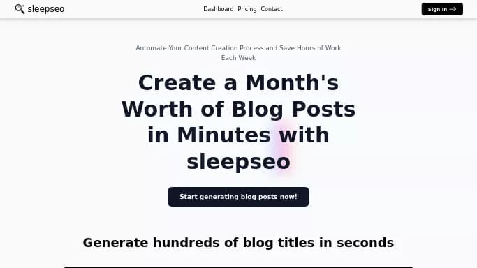SleepSeo — платная нейросеть   для копирайтинга. Бесплатная версия с ограниченным функционалом, есть платные тарифы.