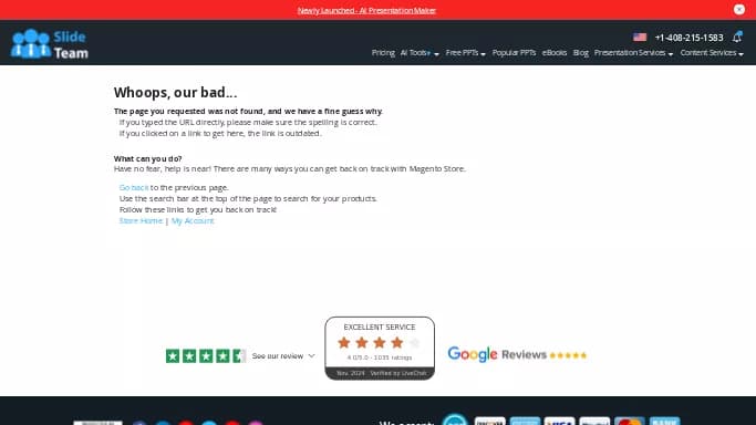 SlideTeam AI Presentation Generator — платная нейросеть   для создания презентаций,  для дизайна,  для маркетинга. Бесплатная версия с ограниченным функционалом, есть платные тарифы.