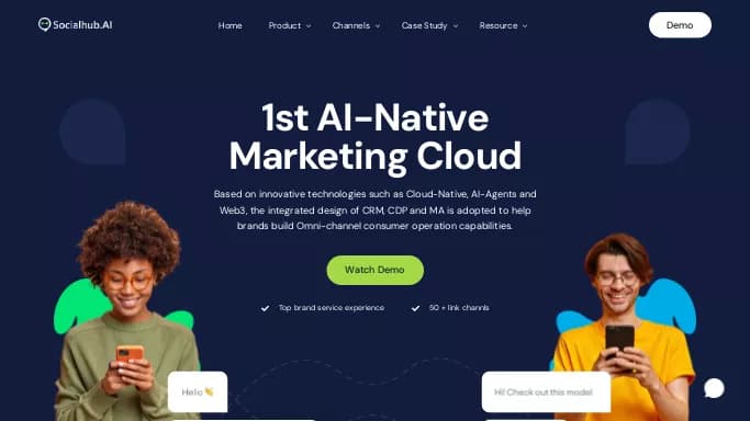 SocialHub.AI — платная нейросеть   для маркетинга. 