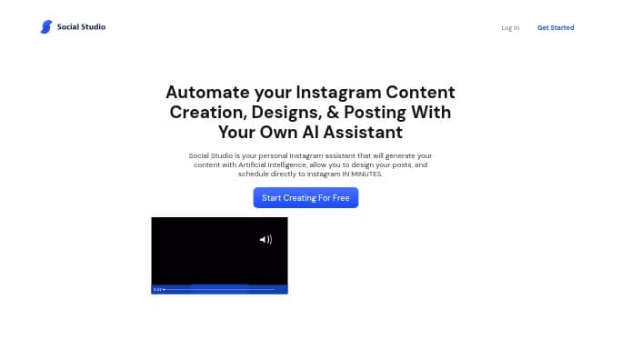 Social Studio AI — бесплатная нейросеть   для SMM. Бесплатная версия с ограниченным функционалом, есть платные тарифы.