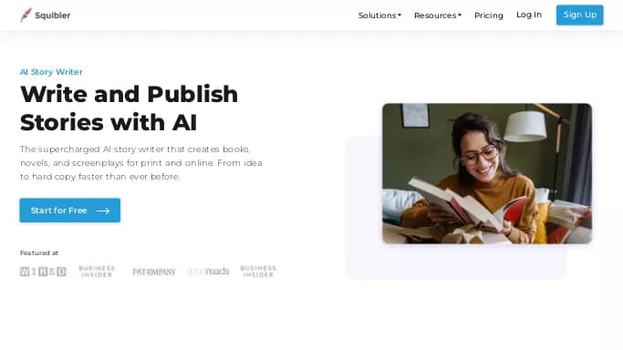 Squibler — бесплатная нейросеть   для написания текста. Бесплатная версия с ограниченным функционалом, есть платные тарифы.