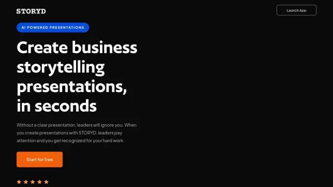 STORYD — платная нейросеть   для создания презентаций. Бесплатная версия с ограниченным функционалом, есть платные тарифы.