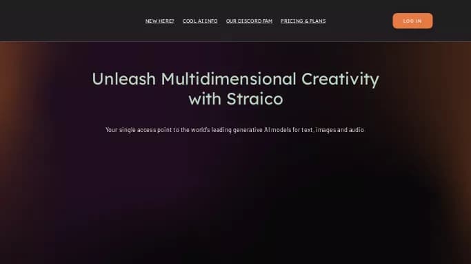 Straico — бесплатная нейросеть   — чат-бот,  для создания изображений. Бесплатная версия с ограниченным функционалом, есть платные тарифы.