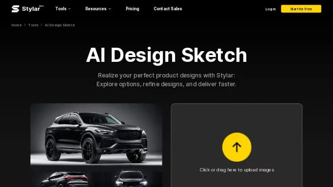 Design Sketch by Stylar — бесплатная нейросеть   для создания изображений,  для маркетинга,  для редактирования изображений. 