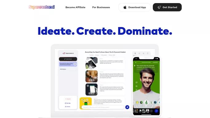 Supercreator AI — бесплатная нейросеть   для SMM,  для редактирования видео. Бесплатная версия с ограниченным функционалом, есть платные тарифы.