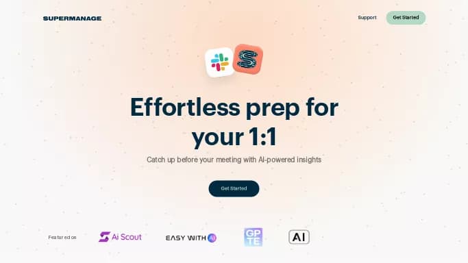 Supermanage AI — бесплатная нейросеть   помогающие в управлении персоналом,  для маркетинга,  для повышения продуктивности, для помощи в автоматизации. 
