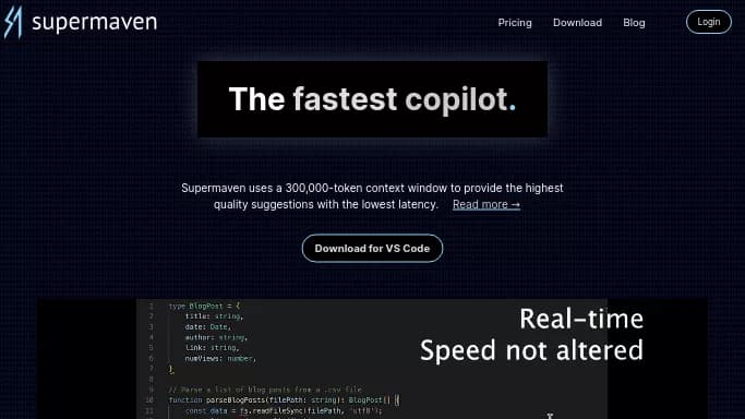Supermaven — платная нейросеть   для разработки программного обеспечения. 