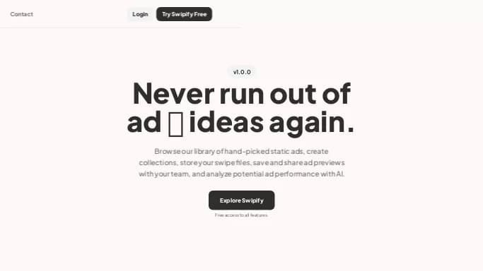 Swipify — платная нейросеть   для маркетинга. 