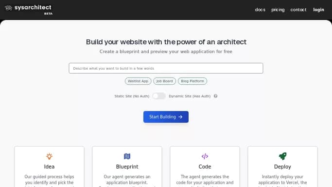 SysArchitect — платная нейросеть   для no Code/Low Code разработки,  для дизайна. Бесплатная версия с ограниченным функционалом, есть платные тарифы.