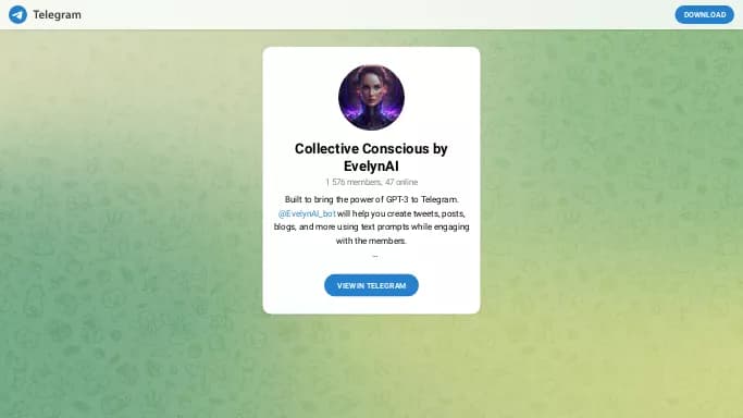 EvelynAI — бесплатная нейросеть   — чат-бот,  для повышения продуктивности. 