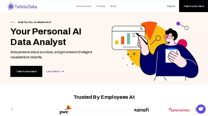 TalktoData — платная нейросеть   для таблиц и PDF. 