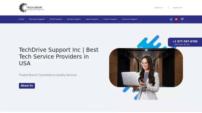 TechDrive Support Inc — бесплатная нейросеть   — чат-бот,  для маркетинга,  для повышения продуктивности. Бесплатная версия с ограниченным функционалом, есть платные тарифы.