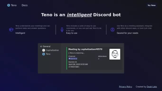 Teno Chat — бесплатная нейросеть   — чат-бот. 