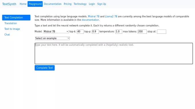 Playground TextSynth — платная нейросеть   для написания текста. Бесплатная версия с ограниченным функционалом, есть платные тарифы.
