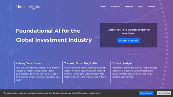 Theia Insights — платная нейросеть   для маркетинга. 