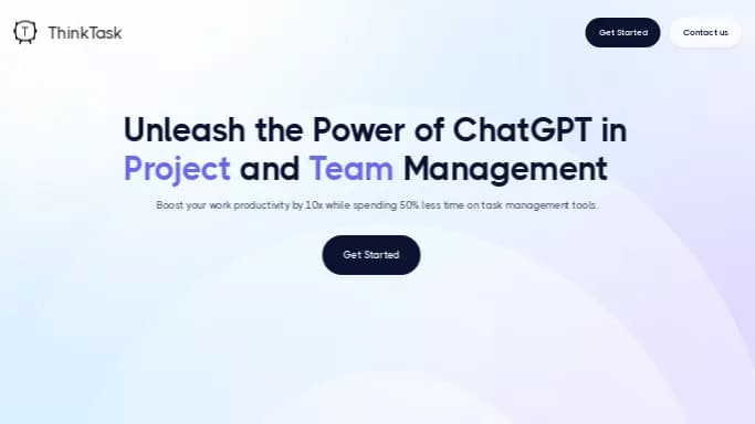 ThinkTask — бесплатная нейросеть   для маркетинга,  для повышения продуктивности. 